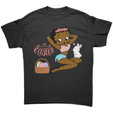 Load image into Gallery viewer, Betty_Boop_Shirt_Easter_Shirt_Easter_E_Black_Front_Mockup.png
