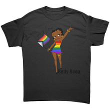 Load image into Gallery viewer, Betty_Boop_Shirt_Love_is_Love_Shirt_Eq_Black_Front_Mockup.png