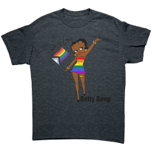 Load image into Gallery viewer, Betty_Boop_Shirt_Love_is_Love_Shirt_Eq_Dark_Heather_Mockup.png