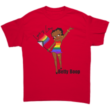 Load image into Gallery viewer, Betty_Boop_Shirt_Love_is_Love_Shirt_Eq_Red_Front_Mockup.png