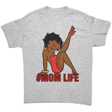 Load image into Gallery viewer, Betty_Boop_Shirt_Mom_Life_Shirt_Betty__Ash_Grey_Front_Mockup.png