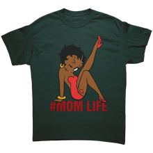 Load image into Gallery viewer, Betty_Boop_Shirt_Mom_Life_Shirt_Betty__Forest_Green_Mockup.png