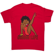 Load image into Gallery viewer, Betty_Boop_Shirt_Mom_Life_Shirt_Betty__Red_Front_Mockup.png