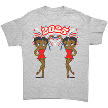 Load image into Gallery viewer, Betty Boop Shirt, New Year 2025 Shirt, New Year Shirt, Womens Shirt, Womens Clothing, New Year Gift, Christmas Shirt, Christmas Gift For Her