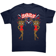 Load image into Gallery viewer, Betty Boop Shirt, New Year 2025 Shirt, New Year Shirt, Womens Shirt, Womens Clothing, New Year Gift, Christmas Shirt, Christmas Gift For Her