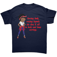 Load image into Gallery viewer, Betty_Boop_Shirt_Raising_Legends_Mom_Sh_Navy_Front_Mockup.png