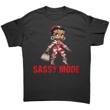 Load image into Gallery viewer, Betty_Boop_Shirt_Sassy_Shirt_Sassy_Mod_Black_Front_Mockup.png