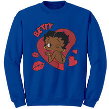 Load image into Gallery viewer, Betty Boop Sweater, Betty Boop Sweatshirt, Cute Womens Sweatshirt, Valentines Sweatshirt Gift, Womens Clothing, Christmas Gift For Her