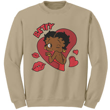 Load image into Gallery viewer, Betty Boop Sweater, Betty Boop Sweatshirt, Cute Womens Sweatshirt, Valentines Sweatshirt Gift, Womens Clothing, Christmas Gift For Her