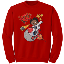 Load image into Gallery viewer, Betty_Boop_Sweatshirt_Astronaut_Design__Red_Mockup.png