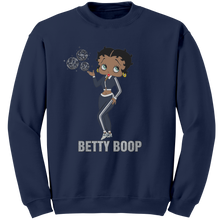 Load image into Gallery viewer, Betty_Boop_Sweatshirt_Betty_Boop_Graphi_Navy_Mockup.png
