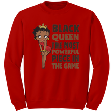 Load image into Gallery viewer, Betty_Boop_Sweatshirt_Black_Girl_Sweats_Red_Mockup.png