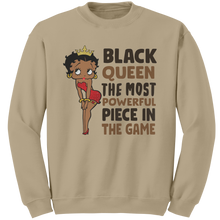 Load image into Gallery viewer, Betty_Boop_Sweatshirt_Black_Girl_Sweats_Sand_Mockup.png