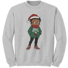 Load image into Gallery viewer, Betty_Boop_Sweatshirt_Cartoon_Character_Ash_Mockup.png