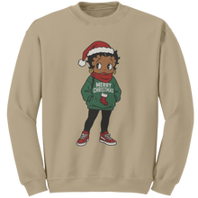Load image into Gallery viewer, Betty_Boop_Sweatshirt_Cartoon_Character_Sand_Mockup.png