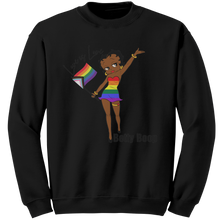 Load image into Gallery viewer, Betty_Boop_Sweatshirt_Love_is_Love_Swea_Black_Mockup.png