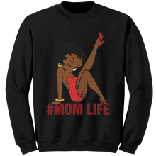 Load image into Gallery viewer, Betty_Boop_Sweatshirt_Mom_Life_Sweatshi_Black_Mockup.png