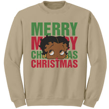 Load image into Gallery viewer, Betty Boop Sweatshirt for Women Christmas Graphic Pullover Cute Betty Boop Gift Holiday Sweater for Her Christmas Party Gift Comfy Sweater