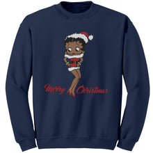 Load image into Gallery viewer, Betty Boop Sweatshirt for Women Graphic Pullover, Christmas Gift for Her, Cute Betty Boop Sweatshirt, Betty Boop Gift, Christmas Sweater