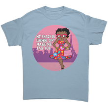 Load image into Gallery viewer, Betty_Boop_T-Shirt_for_Women__Cute___Light_Blue_Front_Mockup.png