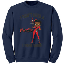 Load image into Gallery viewer, Betty Boop Valentine Sweatshirt, Womens Valentine Sweatshirt, Betty Boop Sweatshirt, Womens Clothing, Valentines Day Gift, Valentine Gift