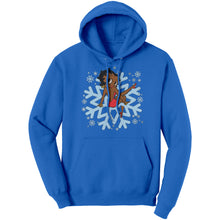 Load image into Gallery viewer, Betty Boop Womens Hoodie, Cute Christmas Hoodie, Snowflakes Hoodie, Snowflake Christmas Hoodie, Womens Sweater For Christmas Gift For Her