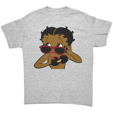 Load image into Gallery viewer, Betty_Boop_with_Glasses_Shirt_Betty_Boo_Ash_Grey_Front_Mockup.png