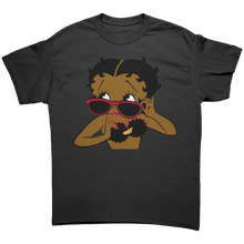 Load image into Gallery viewer, Betty_Boop_with_Glasses_Shirt_Betty_Boo_Black_Front_Mockup.png