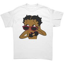 Load image into Gallery viewer, Betty_Boop_with_Glasses_Shirt_Betty_Boo_White_Front_Mockup.png