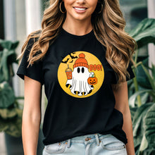 Load image into Gallery viewer, Comfort Colors Halloween Ghost Shirt, Halloween Shirt, Halloween Gift, Halloween Pumpkin Shirt, Spooky Season Shirt, Trick or Treat Shirt