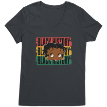 Load image into Gallery viewer, Black_History_Shirt_Betty_Boop_Shirt_C_Charcoal_Mockup.png