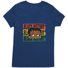 Load image into Gallery viewer, Black_History_Shirt_Betty_Boop_Shirt_C_Deep_Royal_Mockup.png