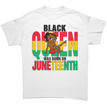 Load image into Gallery viewer, Black_Queen_Shirt_Betty_Boop_Shirt_Bla_White_Front_Mockup.png