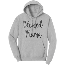 Load image into Gallery viewer, Blessed_Mama_Hoodie_Cute_Mom_Hoodie_Mo_Ash_Front_Mockup.png
