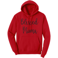 Load image into Gallery viewer, Blessed_Mama_Hoodie_Cute_Mom_Hoodie_Mo_Red_Front_Mockup.png