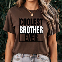 Load image into Gallery viewer, Comfort Colors Big Brother Shirt, Coolest Brother Ever Shirt, Brother Tshirt, Mens Clothing, Family Shirt, Graphic Tees, Christmas Gifts