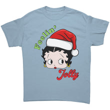 Load image into Gallery viewer, Christmas Betty Boop Shirt Christmas Shirt Feeling Jolly Shirt Christmas Gifts Cute Betty Boop Womens Shirt Betty Boop Tshirt Gift Fort Her