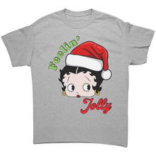 Load image into Gallery viewer, Christmas Betty Boop Shirt Christmas Shirt Feeling Jolly Shirt Christmas Gifts Cute Betty Boop Womens Shirt Betty Boop Tshirt Gift Fort Her
