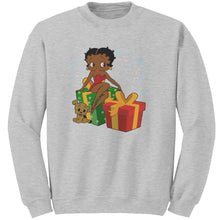 Load image into Gallery viewer, Christmas Sweatshirt, Betty Boop Sweatshirt, Betty Boop Chirstmas Shirt, Christmas Gifts Betty Boop Womens Sweatshirt Gift For Her