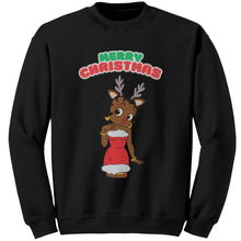 Load image into Gallery viewer, Christmas Sweatshirt, Betty Boop Sweatshirt, Betty Boop Shirt, Betty Boop Womens Sweatshirt, Christmas Reindeer, Christmas Gifts For Her