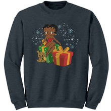 Load image into Gallery viewer, Christmas Sweatshirt, Betty Boop Sweatshirt, Betty Boop Chirstmas Shirt, Christmas Gifts Betty Boop Womens Sweatshirt Gift For Her