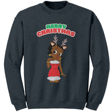 Load image into Gallery viewer, Christmas Sweatshirt, Betty Boop Sweatshirt, Betty Boop Shirt, Betty Boop Womens Sweatshirt, Christmas Reindeer, Christmas Gifts For Her