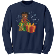 Load image into Gallery viewer, Christmas Sweatshirt, Betty Boop Sweatshirt, Betty Boop Chirstmas Shirt, Christmas Gifts Betty Boop Womens Sweatshirt Gift For Her