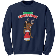 Load image into Gallery viewer, Christmas Sweatshirt, Betty Boop Sweatshirt, Betty Boop Shirt, Betty Boop Womens Sweatshirt, Christmas Reindeer, Christmas Gifts For Her