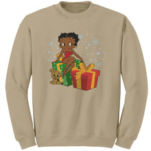 Load image into Gallery viewer, Christmas Sweatshirt, Betty Boop Sweatshirt, Betty Boop Chirstmas Shirt, Christmas Gifts Betty Boop Womens Sweatshirt Gift For Her