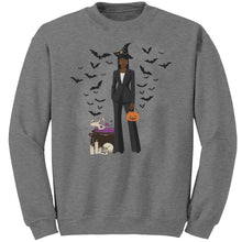 Load image into Gallery viewer, Comfort Colors Fashionable Halloween Sweatshirt For Black Girl Halloween Sweatshirt Gift For Spooky Season Sweatshirt Black Girl Magic