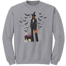 Load image into Gallery viewer, Comfort Colors Fashionable Halloween Sweatshirt For Black Girl Halloween Sweatshirt Gift For Spooky Season Sweatshirt Black Girl Magic