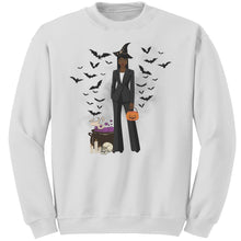 Load image into Gallery viewer, Comfort Colors Fashionable Halloween Sweatshirt For Black Girl Halloween Sweatshirt Gift For Spooky Season Sweatshirt Black Girl Magic