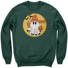 Load image into Gallery viewer, Comfort Colors Halloween Ghost Sweatshirt, Halloween Sweatshirt, Halloween Gift, Trick or Treat Sweatshirt, Spooky Season Sweatshirt Pumpkin