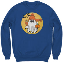 Load image into Gallery viewer, Comfort Colors Halloween Ghost Sweatshirt, Halloween Sweatshirt, Halloween Gift, Trick or Treat Sweatshirt, Spooky Season Sweatshirt Pumpkin